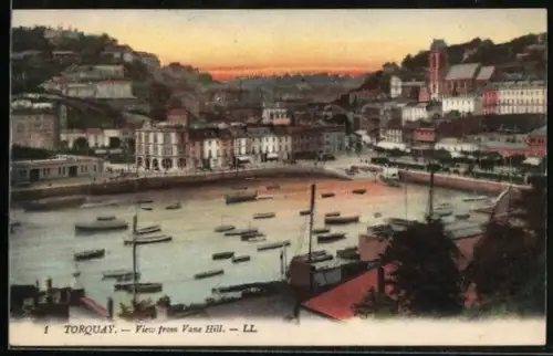 AK Torquay, View from Vane Hill