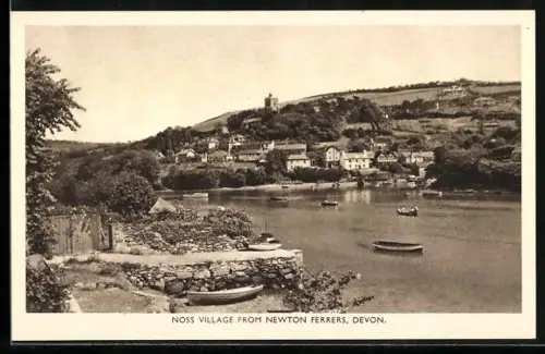 AK Devon, Noss Village from Newton Ferrers