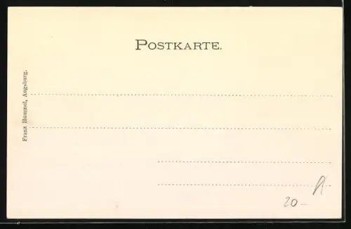 AK Augsburg, Städtische Wasserwerke a. d. Ablass, Kleeblatt