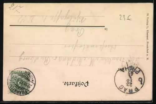 AK Frankfurt-Westend, Ansicht vom Göthe-Gymnasium