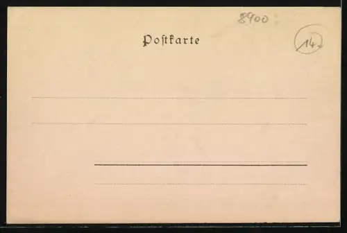 AK Augsburg, St. Ulrich, Rathaus, Kgl. Regierung