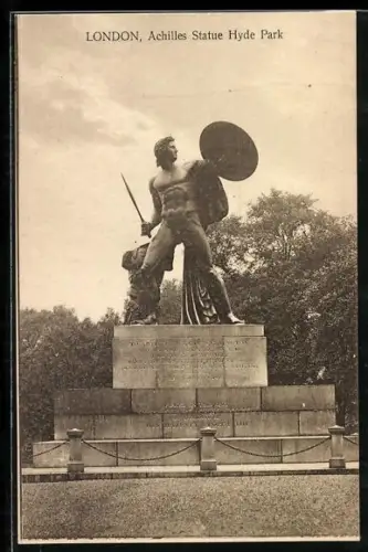 AK London, Achilles Statue, Hyde Park