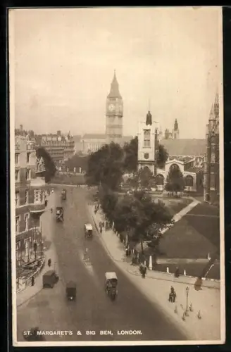 AK London, St. Margaret`s & Big Ben