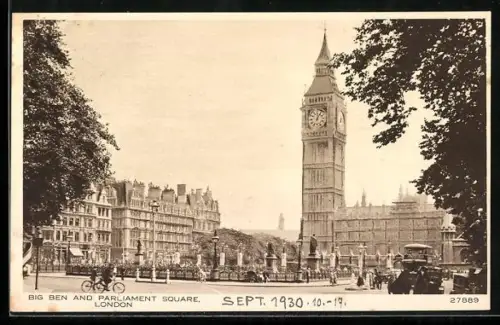 AK London, Big Ben and Parliament Square