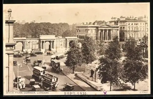 AK London, Hyde Park Corner, Traffic