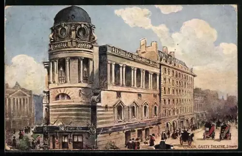 Künstler-AK London, Gaiety Theater