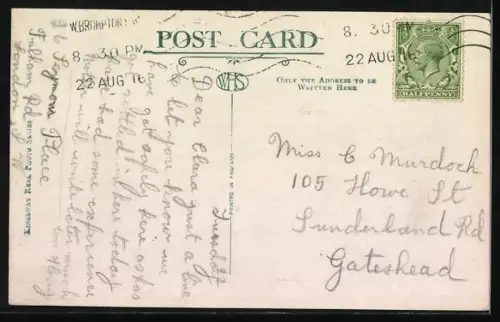 AK London, River Thames from the Monument