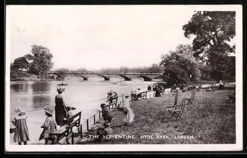 AK London, Hyde Park, The Serpentine