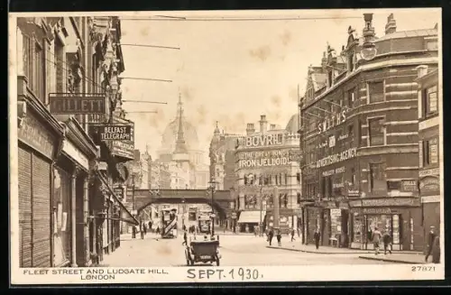 AK London, Fleet Street and Ludgate Hill