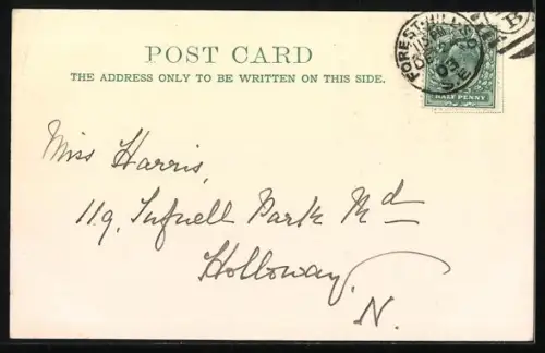 AK London, Forest Hill, London Road and Horniman`s Museum Tower