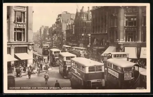 AK London, Oxford Circus and Oxford Street