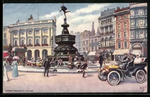 Künstler-AK London, Piccadilly Circus