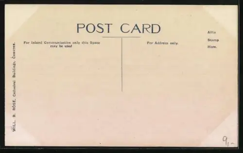 Foto-AK Eccleston, View of the Eccleston Ferry