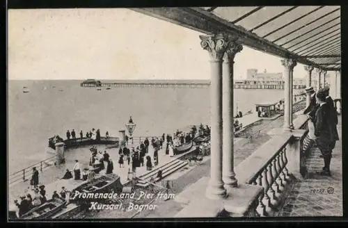 AK Bognor, Promenade and Pier from Kursaal