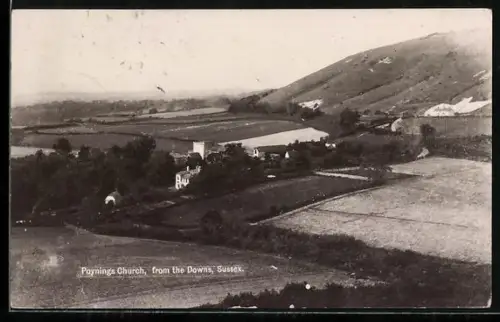 AK Poynings, Poynings Church, bird`s-eye view