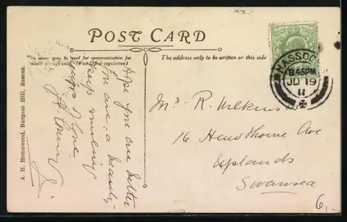 AK Poynings, Poynings Church, bird`s-eye view