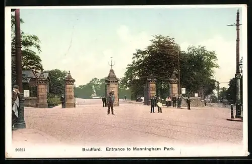 AK Bradford, Entrance to Manningham Park