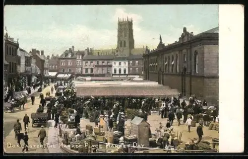 AK Doncaster, The Market Place, Market Day