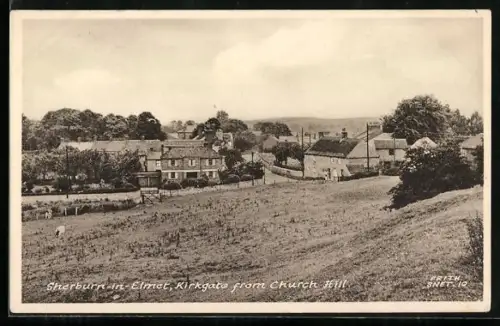 AK Sherburn-in-Elmet, Kirkgate from Church