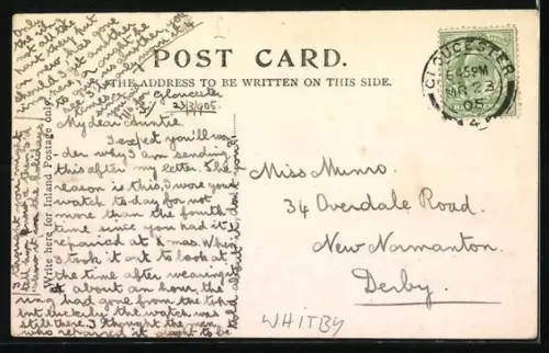 AK Whitby, Panorama from the Railway Station