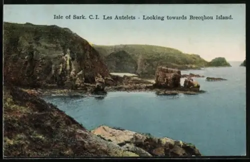AK Isle of Sark, Les Autelets, Looking towards Brecqhou Island