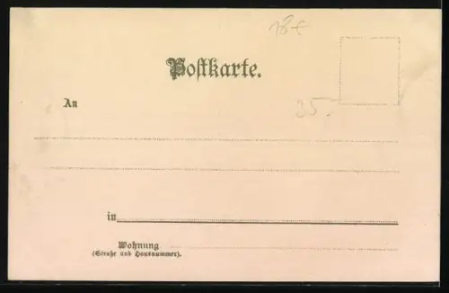 Lithographie Portrait Joh. Ludwig Uhland