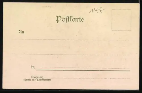 AK Portrait Ferdinand Freiligrath 1810-1876