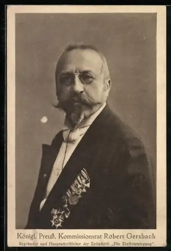 AK Königl. Preuss. Kommissionsrat Robert Gersbach