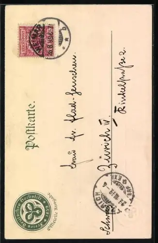 AK Portrait Johann W. Goethe