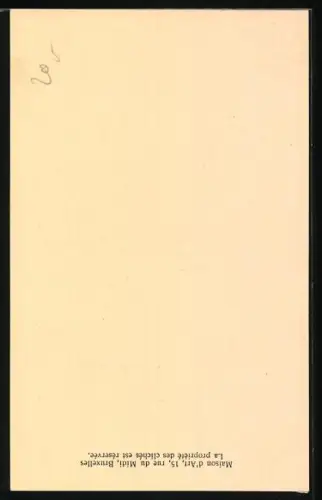 AK Portrait des Dramatikers Maurice Maeterlinck