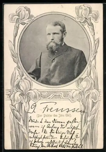 AK Gustav Frenssen, Der Dichter des Jörn Uhl