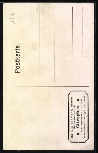 AK Portrait des Autors Jean Racine