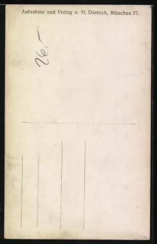 AK Schriftsteller Max Ganghofer im seinem Arbeitszimmer