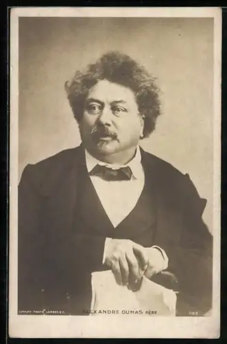 AK Portrait Schriftsteller Alexandre Dumas Père