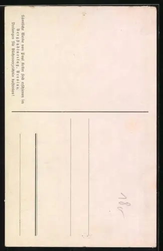 AK Dichter Paul Keller