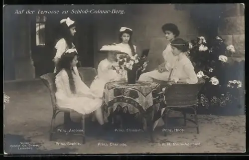 AK Le Princesse du Luxembourg en Chateau Colmar-Berg