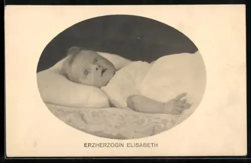 AK Erzherzogin Elisabeth von Österreich