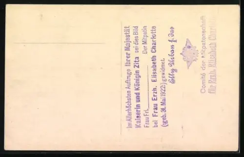 AK Erzherzogin Elisabeth von Österreich