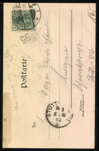 Künstler-Lithographie Zeno Diemer: Braunschweig, Strassenpartie an der Andreaskirche