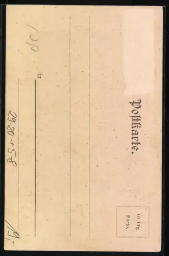 Seiden-AK Niederwald, National-Denkmal auf dem Niederwald