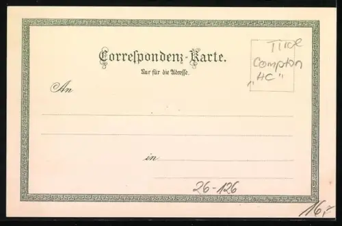 Künstler-AK Edward Theodore Compton: Achensee, Panoramablick auf Dorf, See und Berge