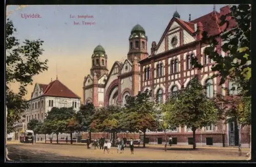 AK Ujvidek, Izraelita Templom es Hitokozsegi epületek, Synagoge