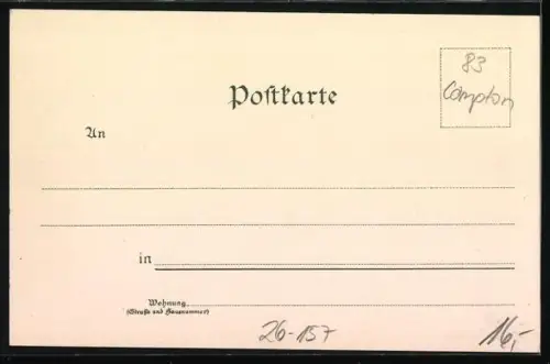 Künstler-AK Edward Harrison Compton: Benediktbeuern, Kloster und Gebirgspanorama