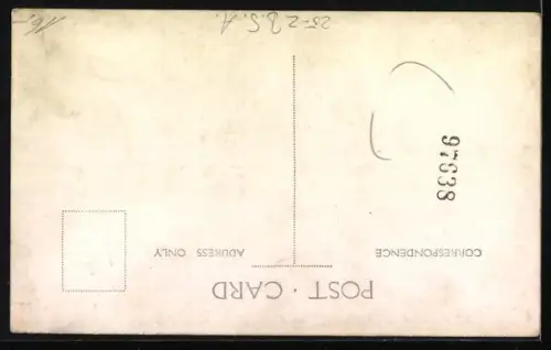 Foto-AK Herr im Anzug auf B.S.A. Motorrad