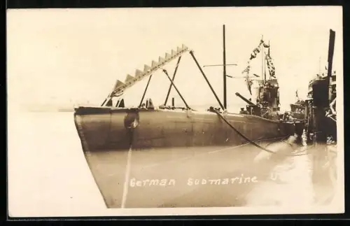 Foto-AK German Submarine UC 97, U-Boot