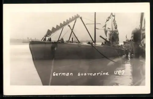 Foto-AK German Submarine UC 1, U-Boot