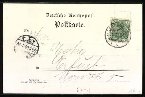 AK Lörrach, Gewerbe-Ausstellung 1900, Park-Anlage