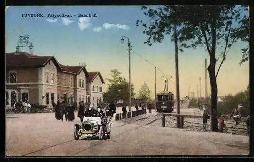 AK Ujvidec, Bahnhof
