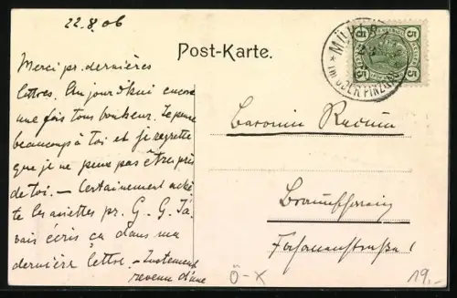 AK Hollersbach, Kaltenhauser`s Gasthaus zur Post, Weisseneggersee und Weisseneggerfälle