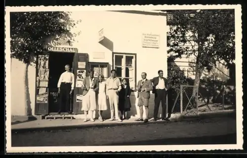 Foto-AK St. Wolfgang /Salzkammergut, Tabak-Trafik von Josef Ellmauer
